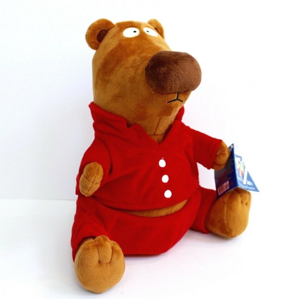 MerryMakers The Going To Bed Book Bear Plush Stuffed Animal 10.5"